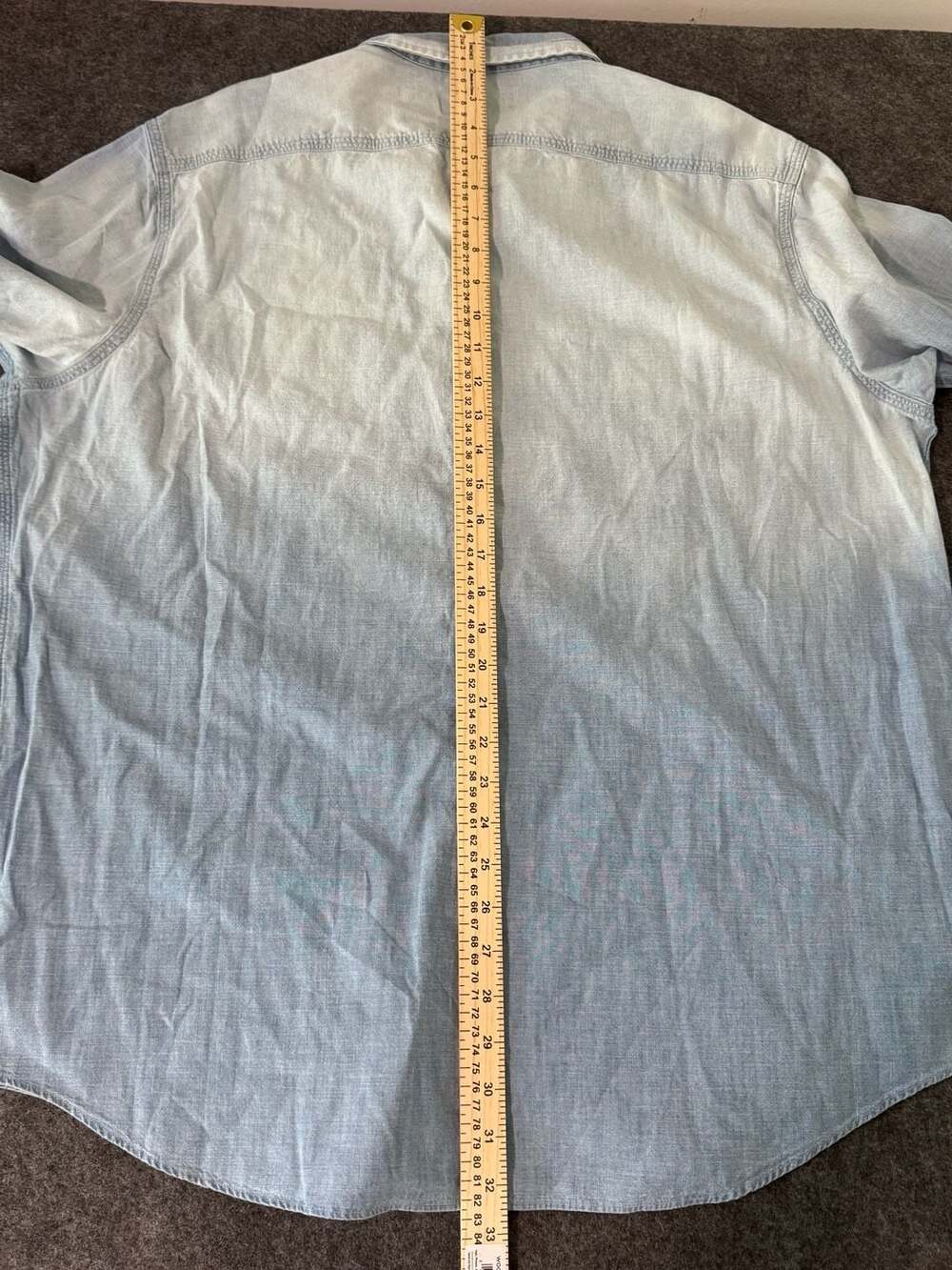 Polo by Ralph Lauren Classic Fit Indigo Ombre Button Down Shirt XL - Picture 6 of 9